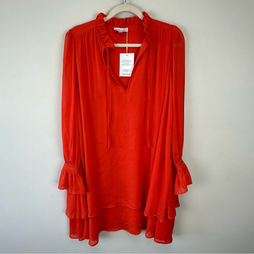 NWT & Other Stories Flounced Tiered A Line Mini Dress